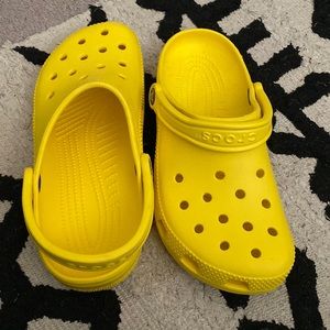 Yellow Crocs